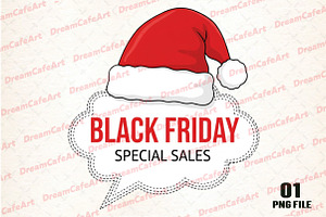 Black Friday Special Sales Png, an Illustration by DreamCafeArt