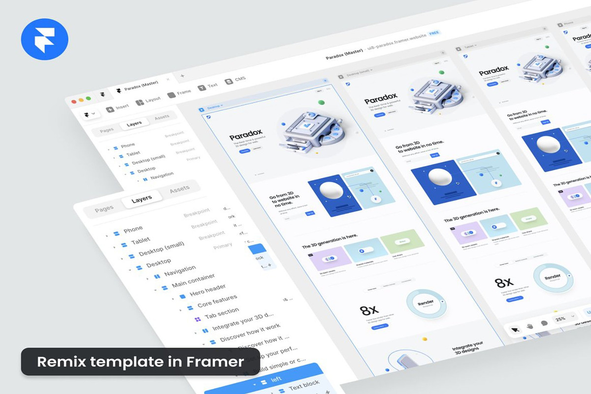 Paradox–Premium SaaS landing page, a React Template by Lumina_ui_ux202 (Photo 5 of 8)