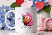 Whimsical Summer Butterfly Clipart, an Illustration by Craft Nest (Thumbnail 8 of 12)