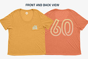 Bella Canvas Flowy Pocket Tee Mockup, a Shirt Mockup by GraphicHero (Thumbnail 3 of 8)