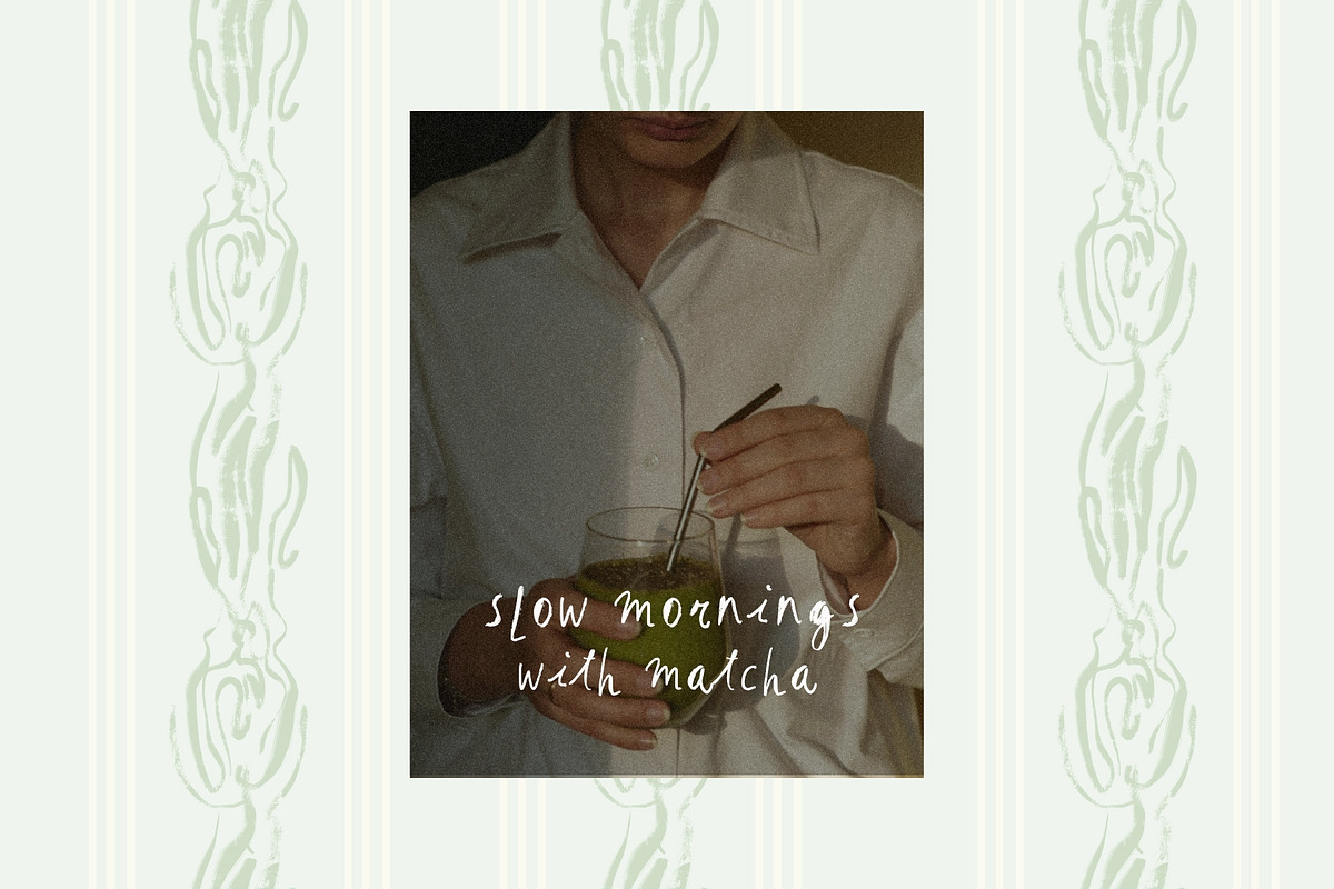 Ink & Clover. A Whimsical Font Duo, a Handwritten Font by PaperJamLab (Photo 7 of 18)