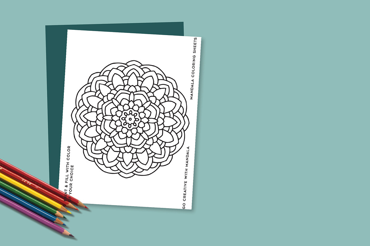 20 Mandala Coloring Pages, a Decorative Illustration by Design Unique (Photo 2 of 6)