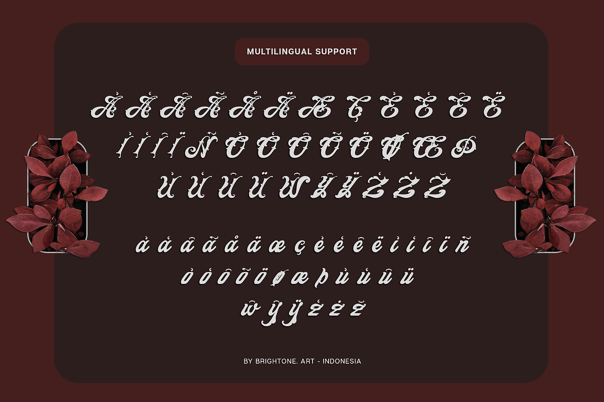 Brestyan Hillarend - Decorative Font, a Script Font by Brightone (Photo 4 of 8)