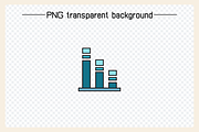 Data Graph Bar Chart Pie Chart Icons, a Finance Illustration by Designfour (Thumbnail 6 of 6)