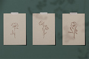 Botanical Line Art Logo, an Illustration by Backyard Rose (Thumbnail 3 of 12)
