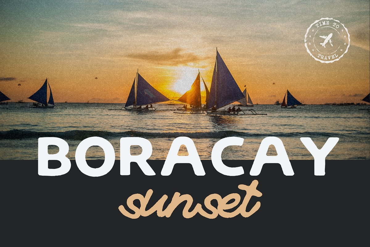 Sunkiss Muse – Summer Retro Display, a Sans Serif Font by Creacy Studio (Photo 3 of 10)