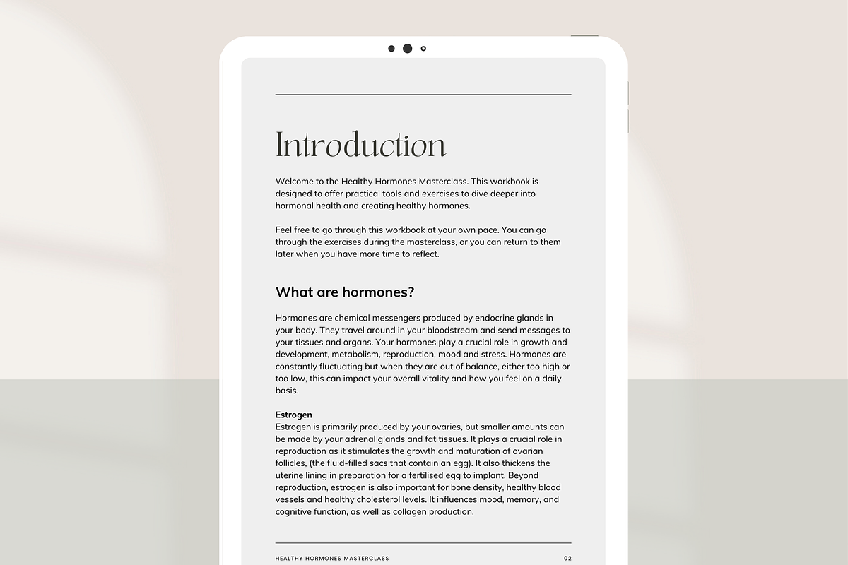 Hormone Masterclass Canva Premade, a Presentation Template by Naturopath Hub (Photo 8 of 9)