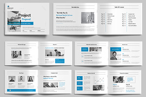 Project Proposal Layout, a Brochure Template by MightyDesign