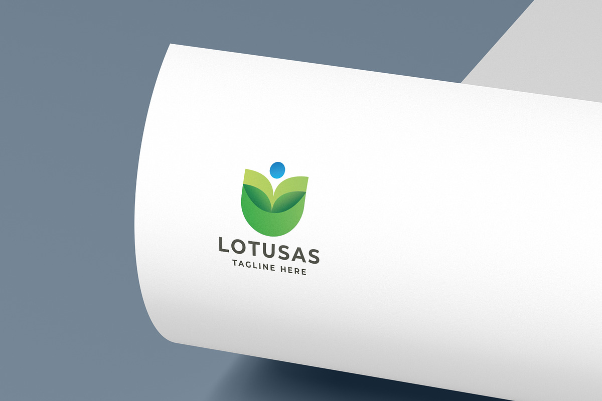 Lotus Flower Logo Template, a Branding & Logo Template by Design_Planet (Photo 1 of 3)