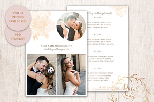 PSD Photo Price Card Template 10