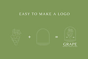 Botanical Illustration & Logo Bundle, a Branding & Logo Template by Lightsense (Thumbnail 5 of 8)