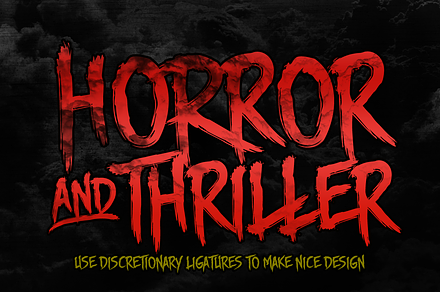Story Brush - Horror Halloween Font, a Script Font by dexsarharryfonts