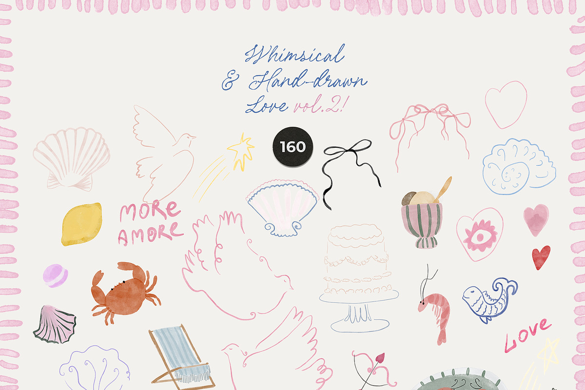 Whimsical & Hand-Drawn Summer Icons, an Object Graphic by Lana Elanor (Photo 7 of 12)