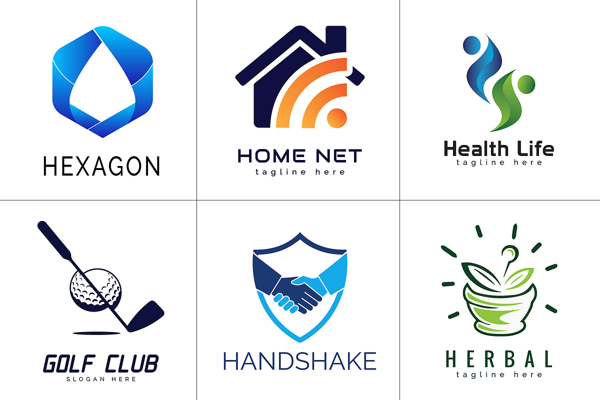 800+ Professional Logos Bundle, a Branding & Logo Template by Design Forest (Photo 16 of 48)