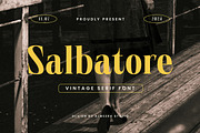Salbatore - Vintage Serif, a Serif Font by Almeera Std (Thumbnail 1 of 6)