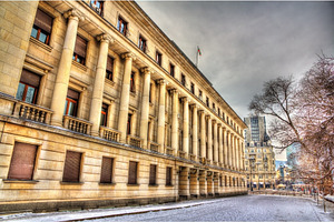 Ministry of Defence of Bulgaria in Sofia, an Architecture Photo by Leonid Andronov