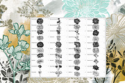 Floral Procreate Stamp Brushes 11, a Brushes & More by DeloresArt (Thumbnail 4 of 16)