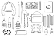 BACK TO SCHOOL. Cute doodle pack., an Education Illustration by Sentimental postman (Thumbnail 2 of 3)