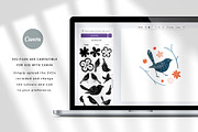 Monochrome Magic 4 in 1 Bundle, a Decorative Illustration by rouxsupplyco (Thumbnail 24 of 27)