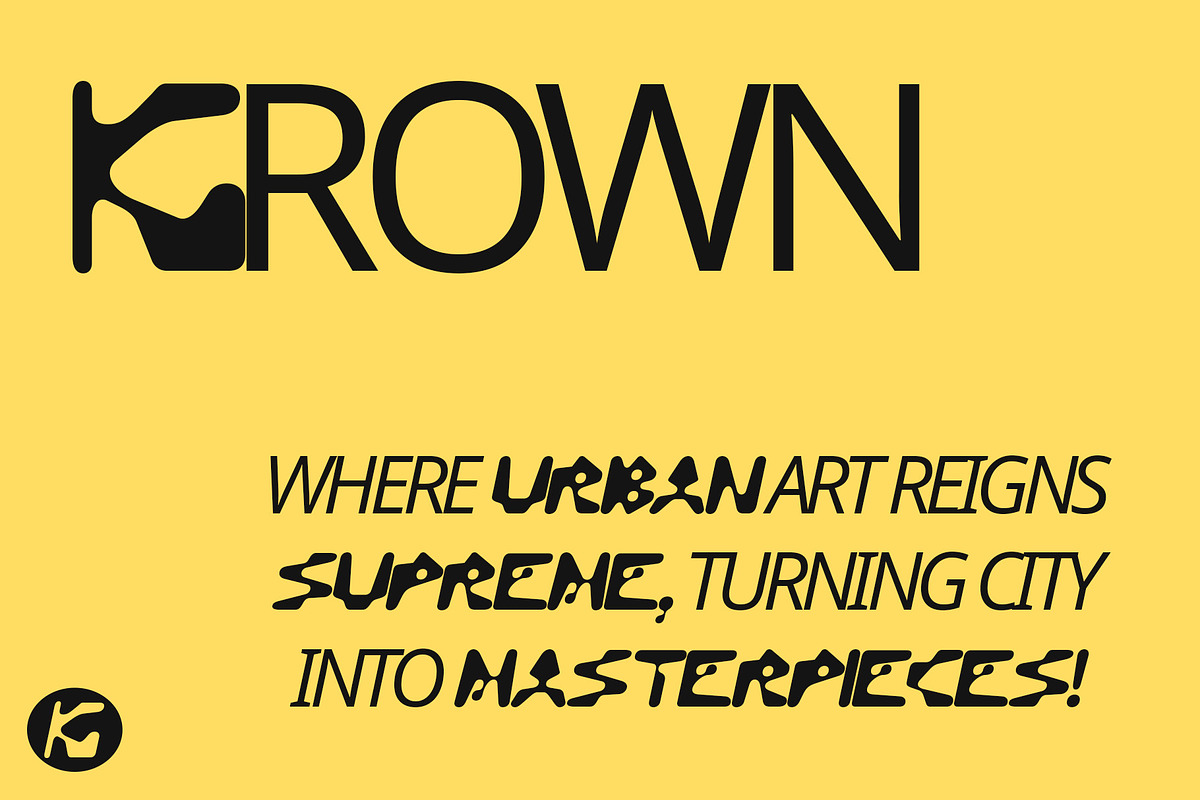 CS Weird – Display Font, a Sans Serif Font by Craft Supply Co. (Photo 5 of 8)