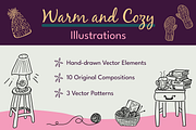 Warm and Cozy Illustrations, an Object Illustration by AJ Doodles (Thumbnail 1 of 14)