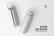 Water Bottle Mockup Set, a Packaging Mockup by Mirachma Project (Thumbnail 6 of 10)