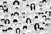 People of the World Pattern, a Person Illustration by VasilkovS (Thumbnail 8 of 8)