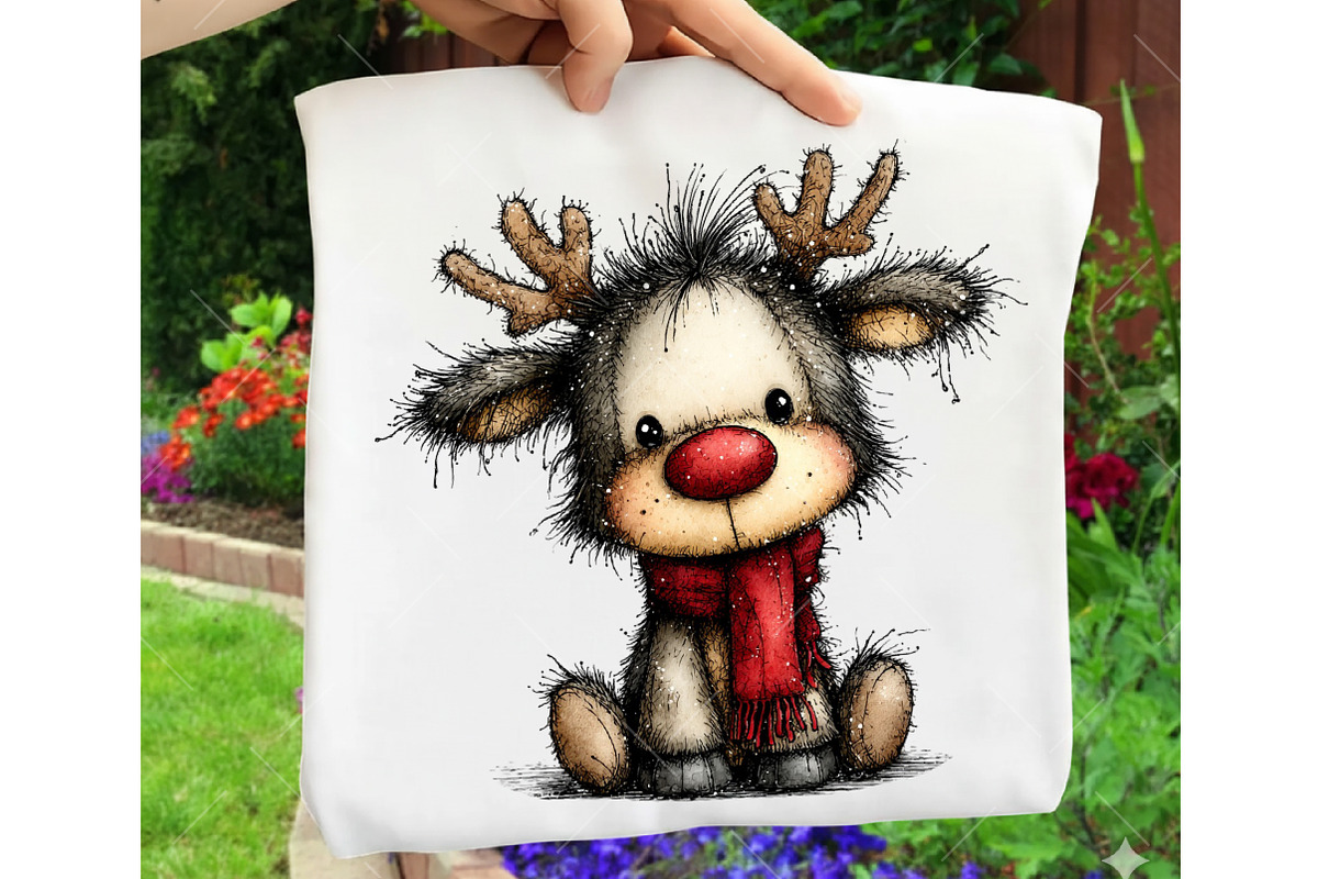 Whimsical Christmas Clipart, an Illustration by OK Design (Photo 5 of 6)