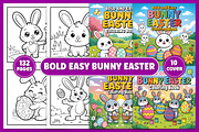 BOLD & EASY BUNNY EASTER BOOK, a Seasonal Illustration by Design Station (Thumbnail 1 of 4)