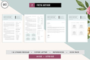 CV Resume Template Bundle Vol 5, a Resume Template by GResume (Thumbnail 3 of 8)