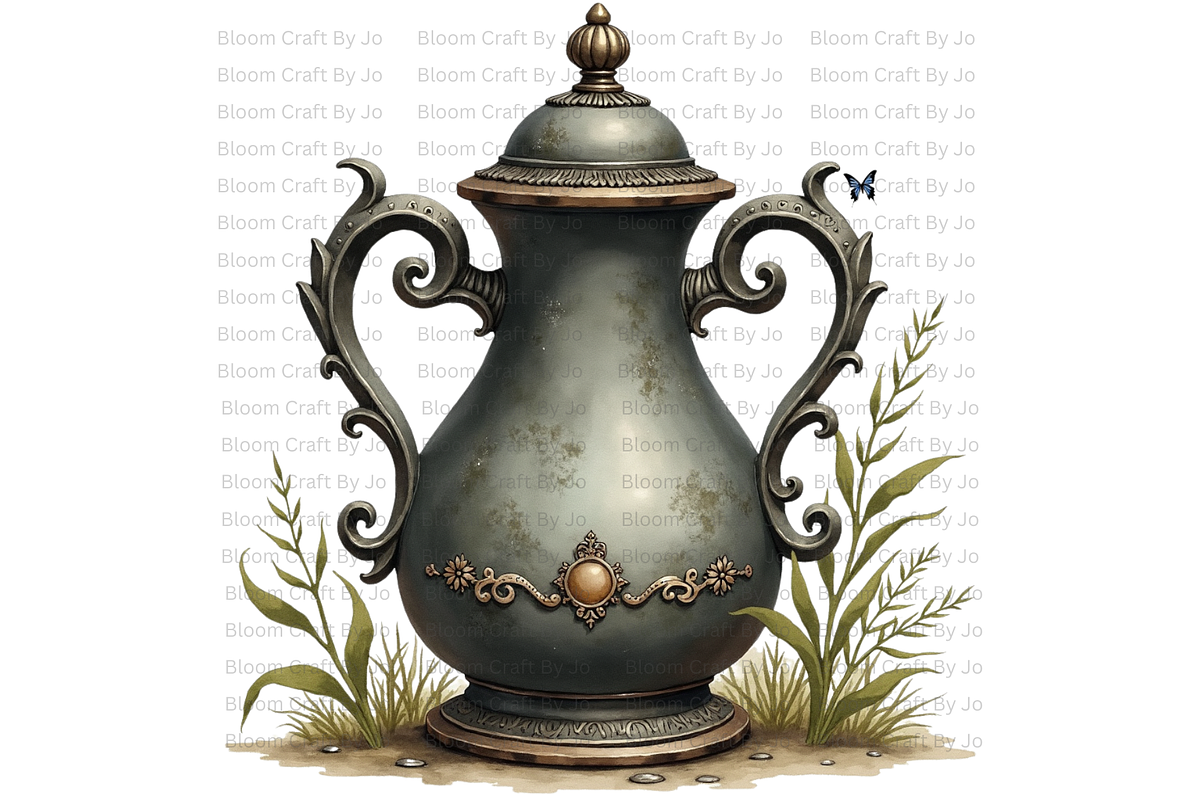 Potted Gothic Plants, a Decorative Illustration by Bloom Craft Creations (Photo 7 of 12)