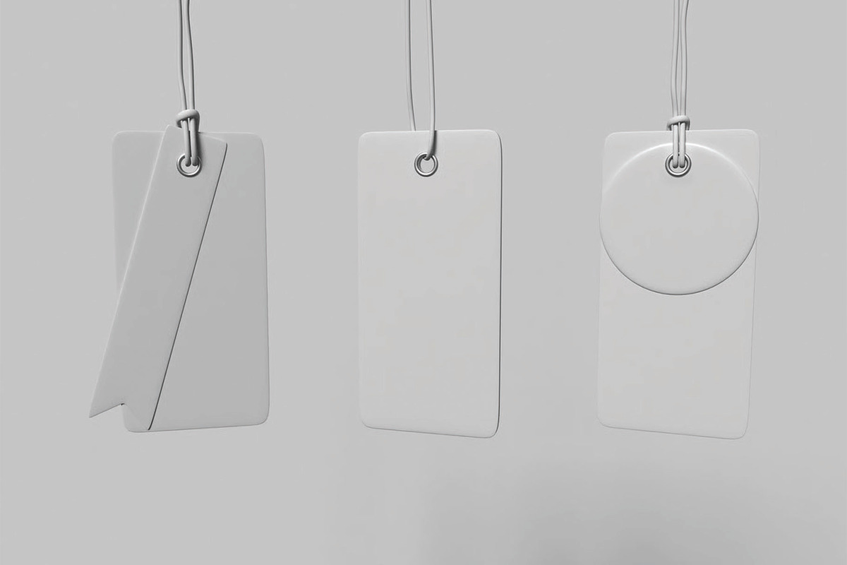 Rectangular Labels Mockup, an Advertising Mockup by skybluecreative (Photo 2 of 3)