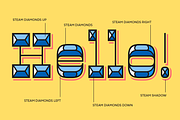 Steam Display Typeface, a Slab Serif Font by Type Forward (Thumbnail 8 of 12)