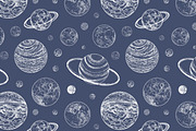 Planets bundle, seamless patterns, an Object Illustration by Good Studio (Thumbnail 6 of 16)