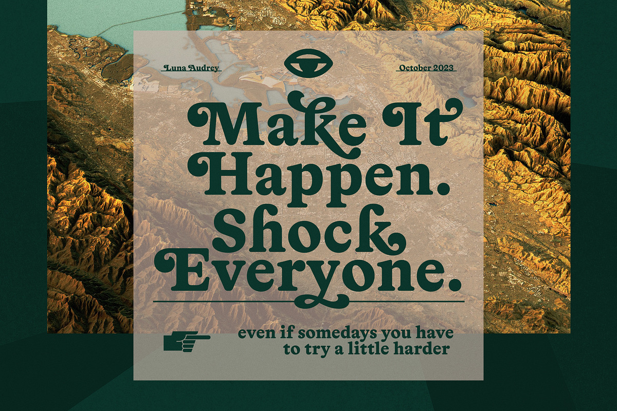 Tipo De La Manda | Retro Font, a Serif Font by Coastal Type (Photo 3 of 9)
