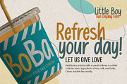 Little Boy - Fun Display Font, a Font by Gassstype (Thumbnail 4 of 8)
