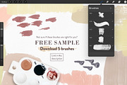 Abstract Gouache - Procreate Stamps, a Brush Add-On by Struvictory.art (Thumbnail 7 of 7)