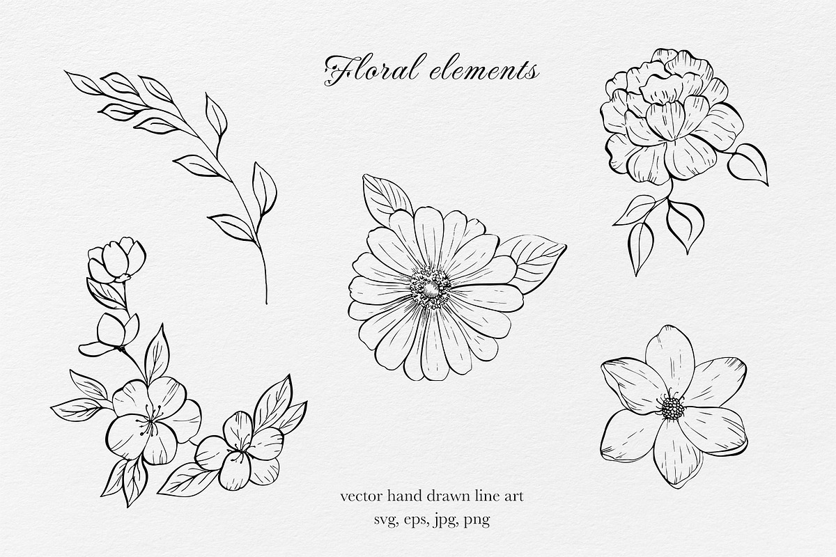 WOMEN - line art collection, an Illustration by Navenzeles (Photo 4 of 14)