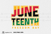 Juneteenth Freedom Day SVG PNG, an Object Graphic by Applied Arts (Thumbnail 2 of 6)