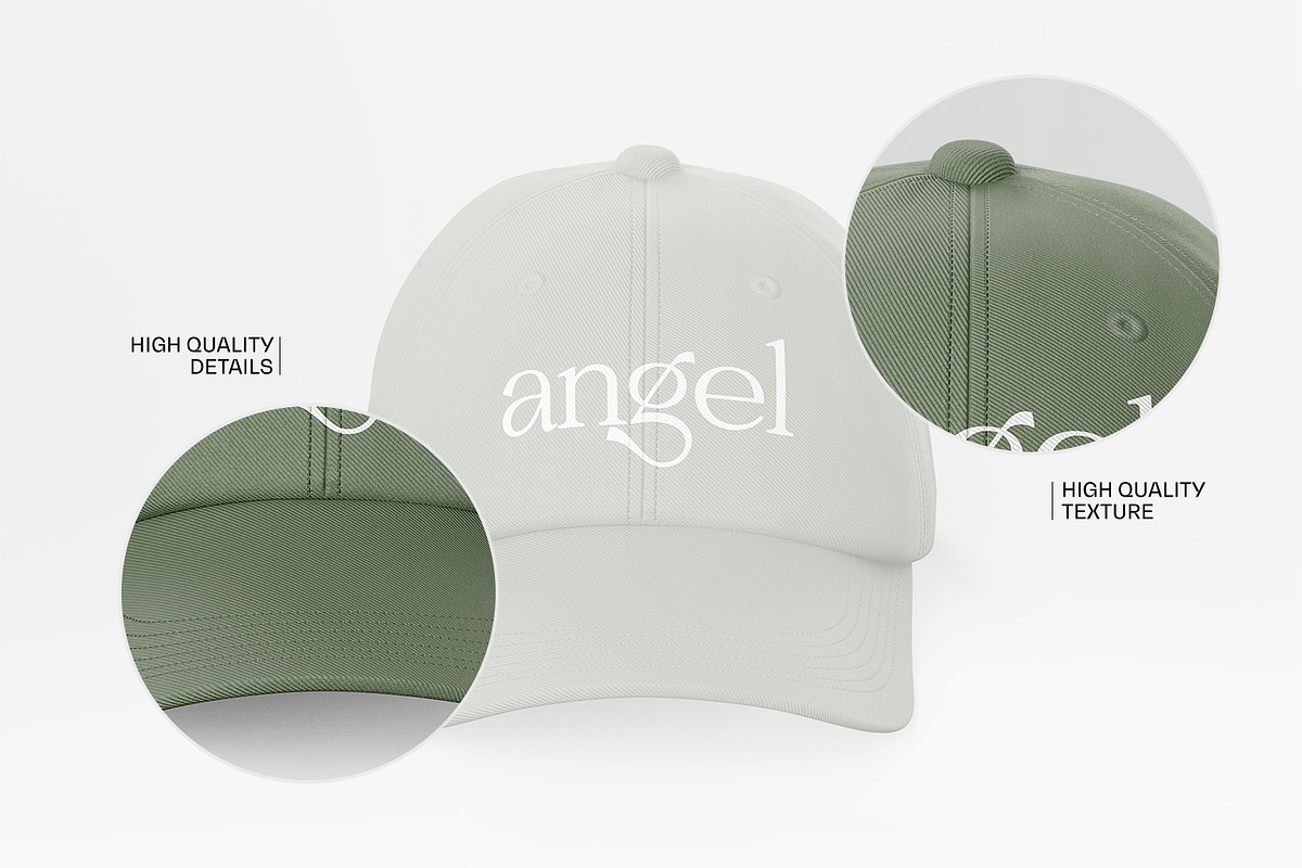 Dad Hat Mockup for Apparel Branding, a Hat Mockup by RamStudio2 (Photo 5 of 15)