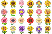 Cute Sunflower Png, an Object Illustration by Forhadx5 (Thumbnail 4 of 6)