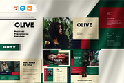 Olive Presentation Template, a Presentation Template by Analogous Temp (Thumbnail 1 of 5)