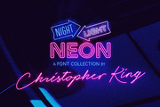 Retro Neon Font Collection, a Sans Serif Font by Wingsart Studio (Thumbnail 23 of 24)