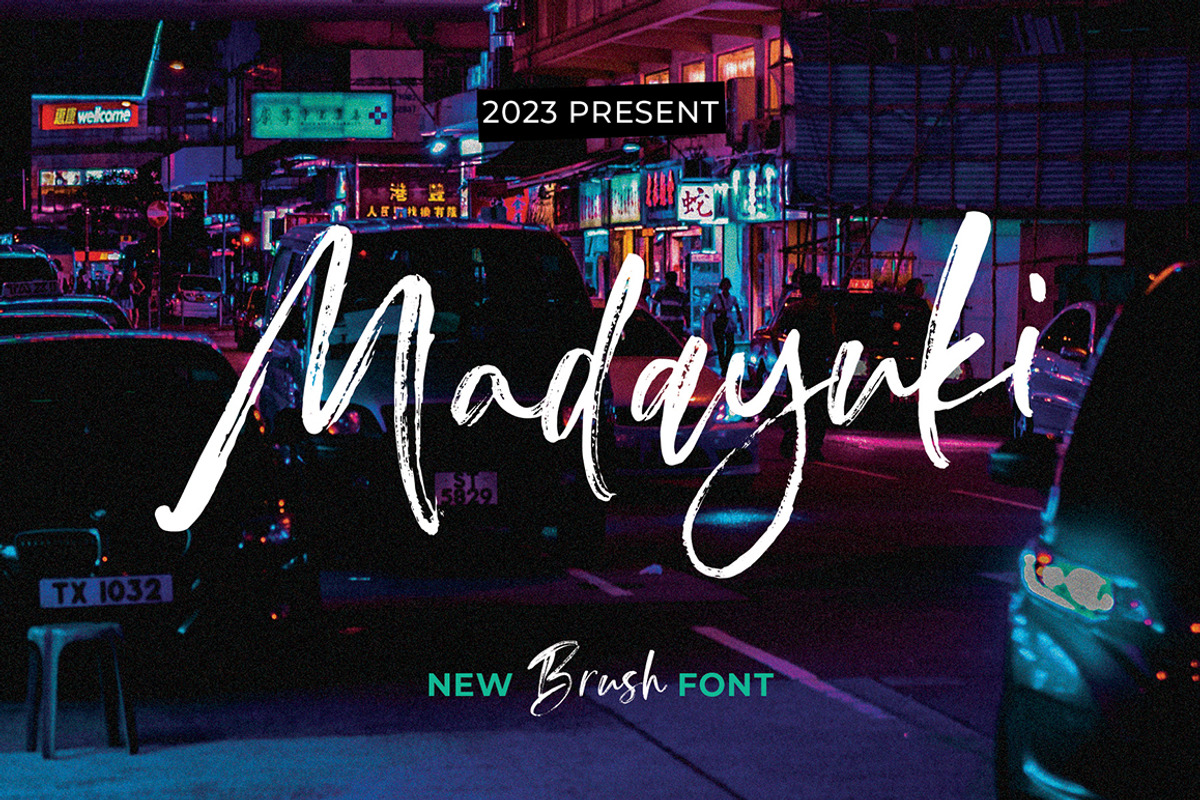 Madayuki, a Handwritten Font by Gatype (Photo 1 of 7)