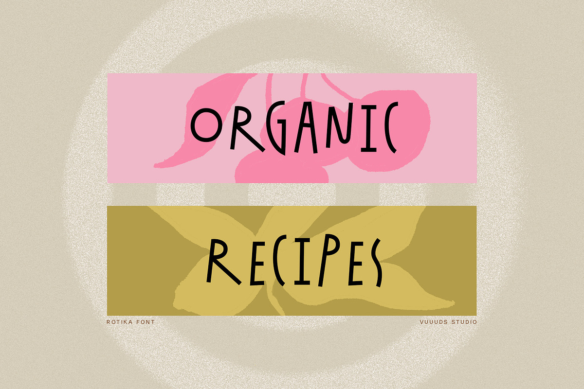 Rotika, a Sans Serif Font by vuuuds (Photo 7 of 11)