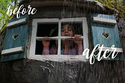 Rain Overlay Effects, an Action Add-On by PhotoSpirit (Thumbnail 7 of 7)