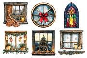 Christmas Window Sublimation Clipart, an Illustration by Daily.Designs (Thumbnail 4 of 5)