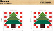 Christmas Barn Quilt NewYear Pattern, a Pattern Graphic by AtacanDigital (Thumbnail 4 of 8)
