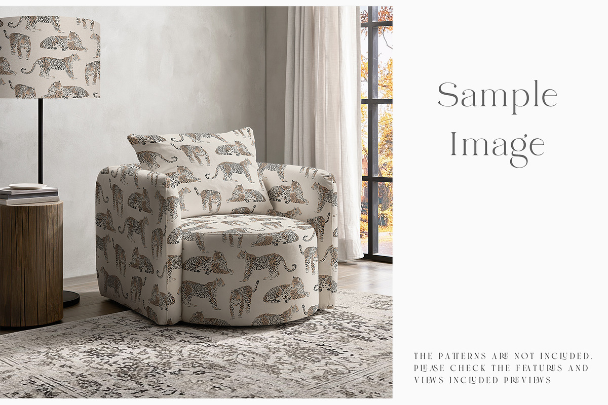 Armchair Upholstery Mockup, a Household Mockup by mock-ups (Photo 4 of 13)