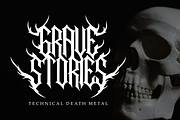 Haveron | Death Metal Typeface, a Symbol Font by Masyafi Studio (Thumbnail 5 of 8)